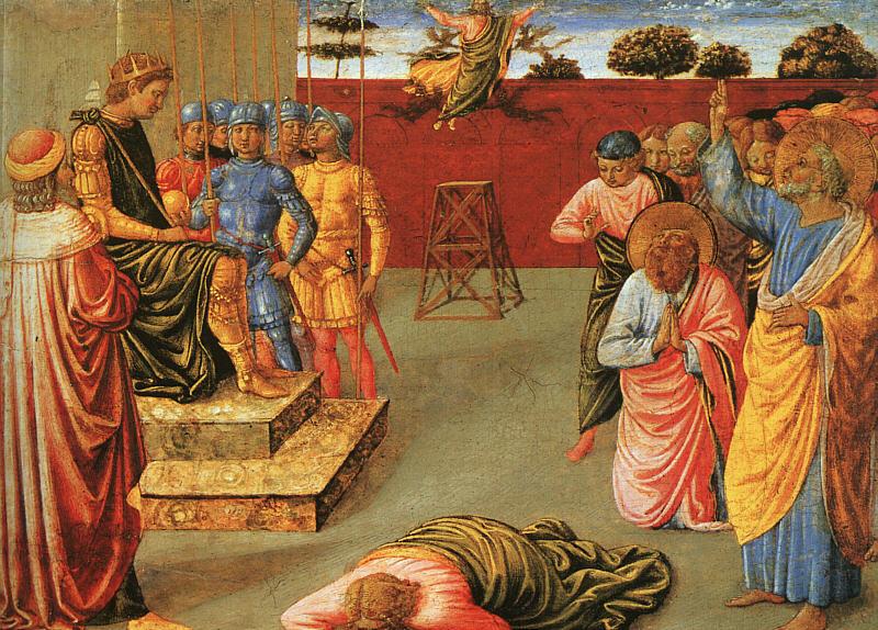 Benozzo Gozzoli The Fall of Simon Magus oil painting picture